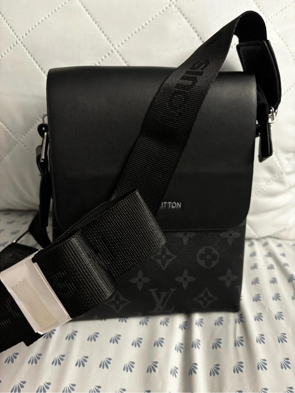 Black Monogram Crossbody Bag please Read 👇